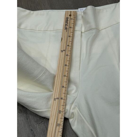 Derek Lam 10 Crosby Women's Maeve Front Slit Trousers Pants in Soft White Size 2 - Picture 11 of 13